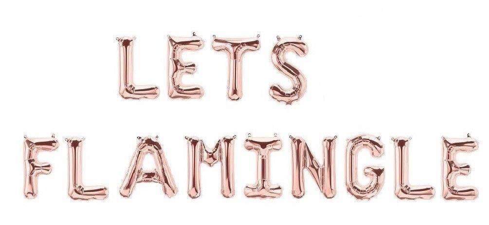 She Said YES Rose Gold 16" Balloon Banner | Multiple phrases!