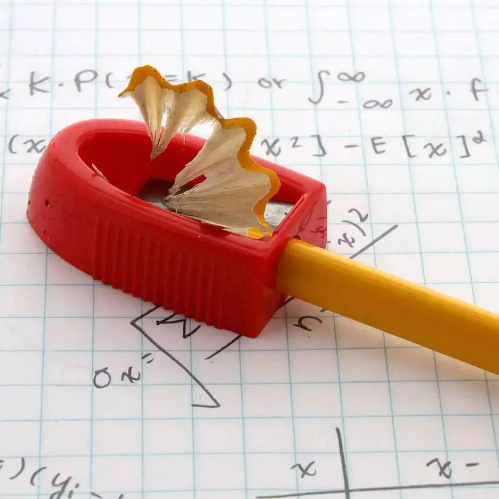 Yellow Pencil #2 Triangle (4/Pack) w/ Sharpener